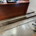 Existing Flooring Before Demo