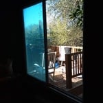 Window converted to a door