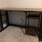 Custom built computer desk