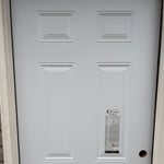 We installed this new door frame
