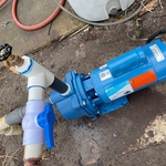 New 1.5 HP pump with check valve for well water