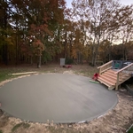 Concrete patio