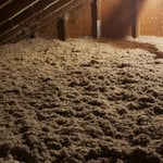 R-49 insulation in the spaces beyond the attic storage area or systems.