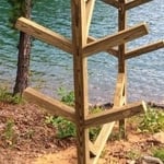 4 Place Kayak / Canoe Rack – Double Sided