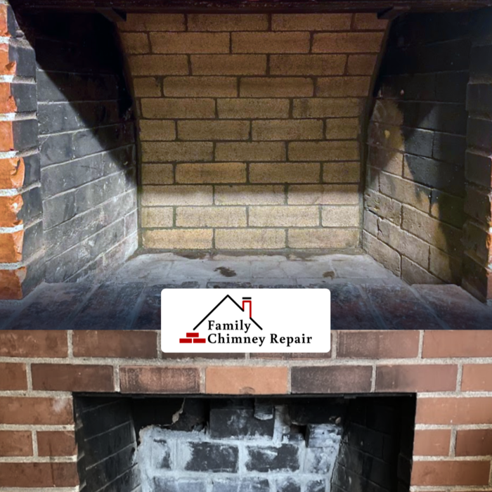 Fireplace Backwall Rebuild in Portland, Oregon. Family Chimney Repair.