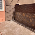 Gate and Fencing painted and installed!