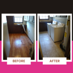 Before and After of flooring