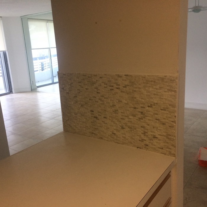 Kitchen cabinets removal and install