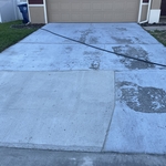 Power Washing, paint and seal driveway