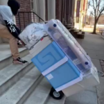 4 story walk up move