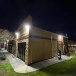 Wall-pack lights installation