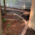 After prepping before sod installation
