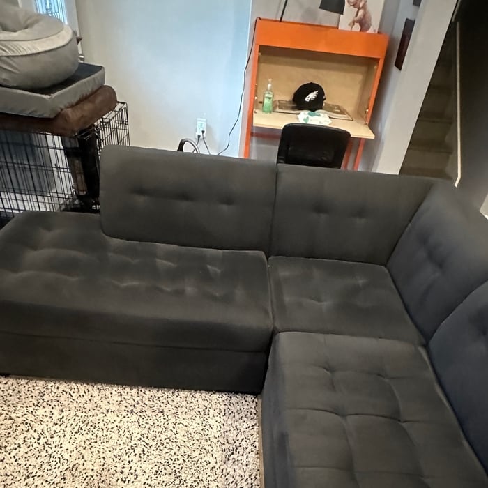 Sectional sofa cleaning