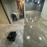 Decorative Concrete Project clean and seal garage floor and basement floor