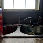 New kitchen. Faucet