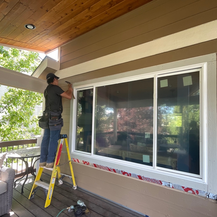 Window installation West 98th Avenue House