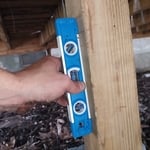 Level the support used for lifting the floor