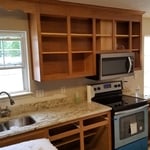 Refinish kitchen cabinets
