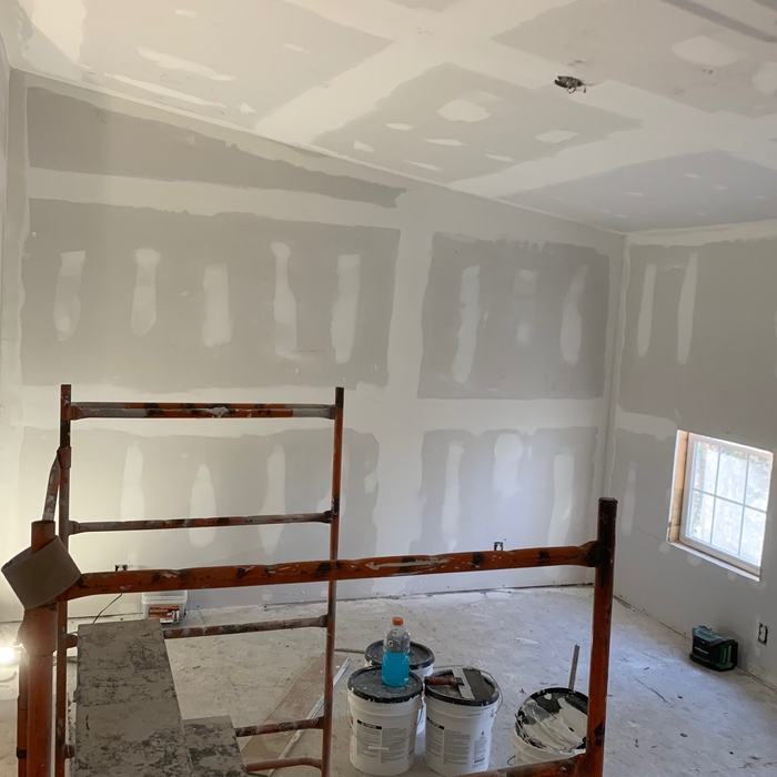 Trusses repair and sheet rock hanging and all finish work