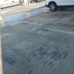 Parking space pre-wash