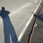 Walk way pre-wash