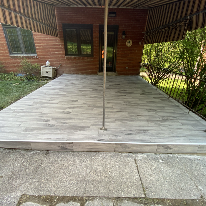 tile patio