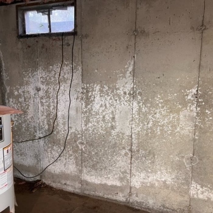 This is what the walls looked like before the removal.