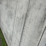 Pressure washing driveway sidewalk