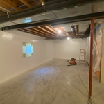 Walls are being painted.