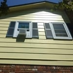 Exterior paint and added stairs to back deck