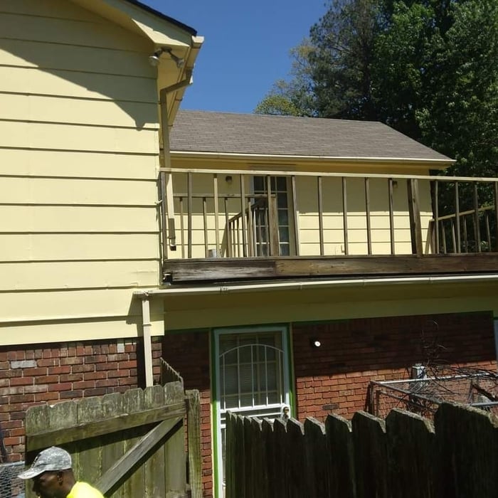 Exterior paint job