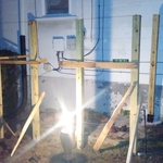 Trash bin enclosure