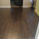 Dining room floor installation complete