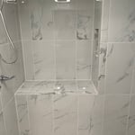 Custom basement shower