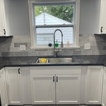 Rochester Kitchen with marble backsplash