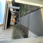 Sidewalk install to rear patio