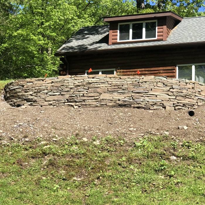 Curved Retaining Wall