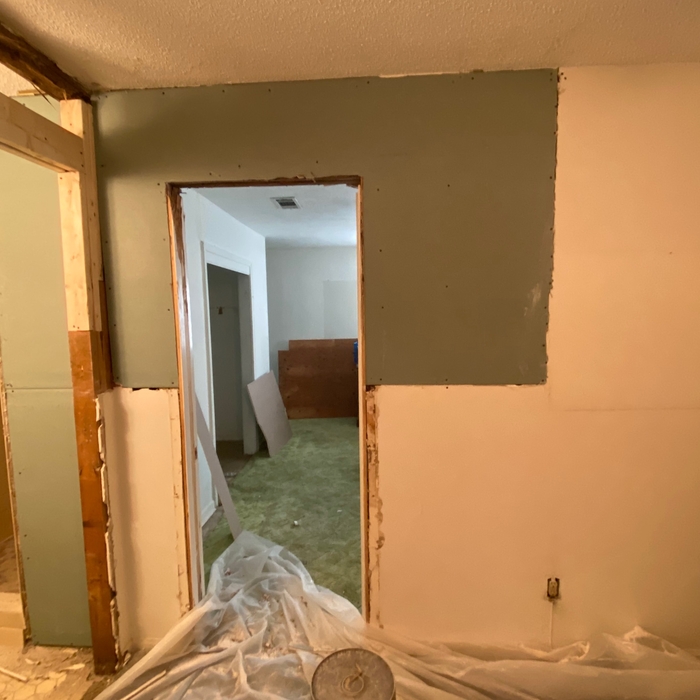 Drywall Replaced and repaired