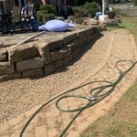 Grade and seed around pool