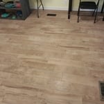 Wood look floor tile