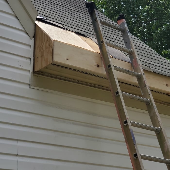 All new flashing and wood of course