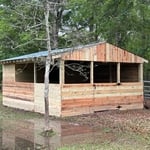 Horse fence and Horse stables
