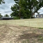 Horizontal privacy fence