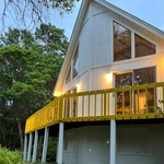After… deck was reinforced and painted along with the entire exterior of the home.