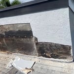 Knockdown broken stucco