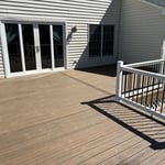 Trex Deck & new sliding door