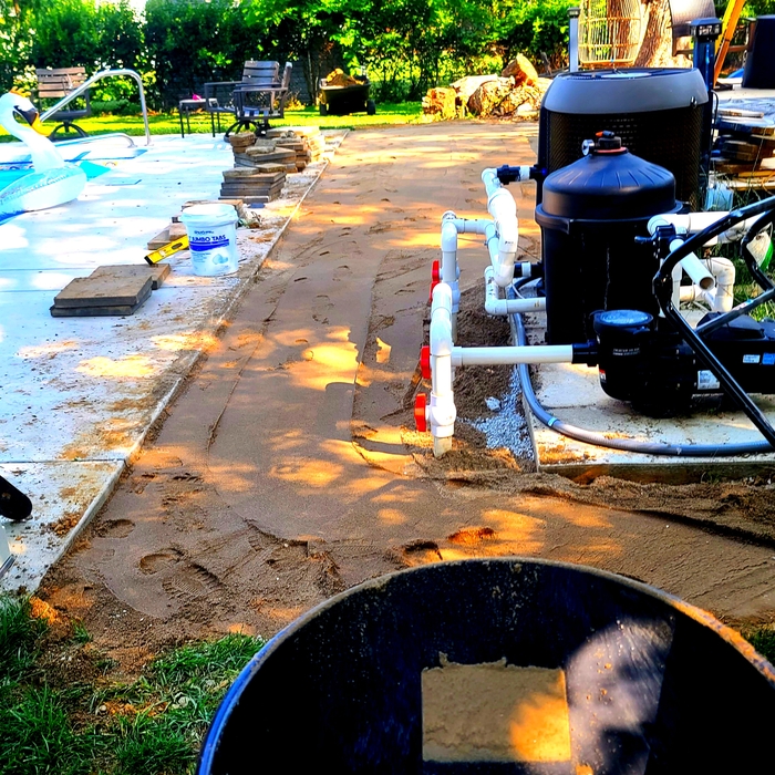 Pool patio