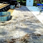 Completed before sweep and wash off