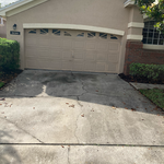 Driveway and walkway to entrance of house