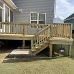 Wood deck